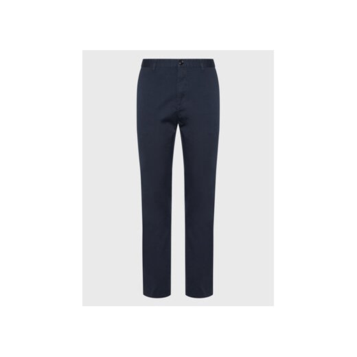 Sisley Chinosy 4AIHSF021 Granatowy Slim Fit Sisley 50 MODIVO