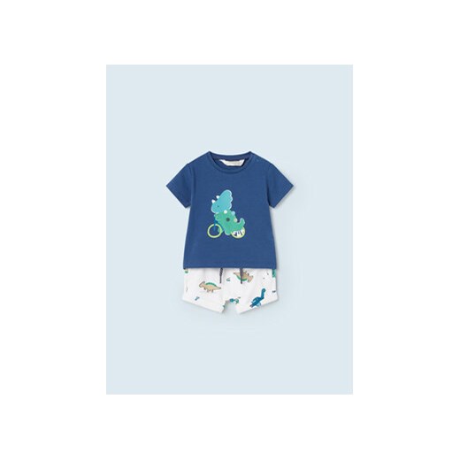 Mayoral Komplet t-shirt i szorty sportowe 1267 Kolorowy Regular Fit ze sklepu MODIVO w kategorii Komplety niemowlęce - zdjęcie 168573246