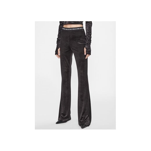 Versace Jeans Couture Spodnie materiałowe 75HAC1A7 Czarny Flared Leg ze sklepu MODIVO w kategorii Spodnie damskie - zdjęcie 168573739