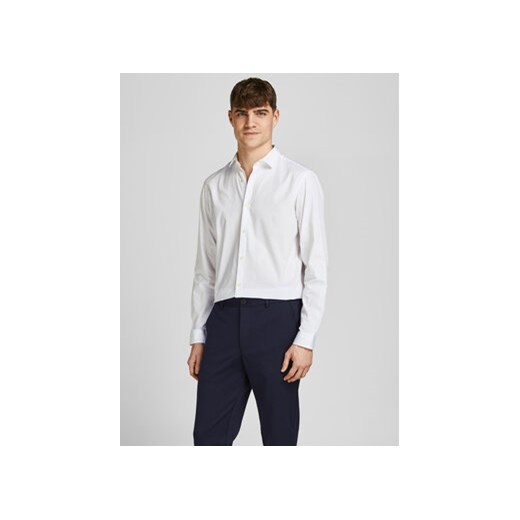 Jack&Jones Koszula 12201905 Biały Slim Fit ze sklepu MODIVO w kategorii Koszule męskie - zdjęcie 168573916