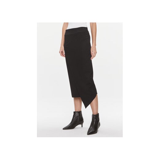 Calvin Klein Spódnica ołówkowa Stretch Jersey Midi Skirt K20K206808 Czarny Slim Fit ze sklepu MODIVO w kategorii Spódnice - zdjęcie 168573935