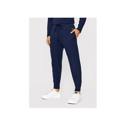 Polo Ralph Lauren Spodnie dresowe 714844763002 Granatowy Regular Fit ze sklepu MODIVO w kategorii Piżamy męskie - zdjęcie 168573956