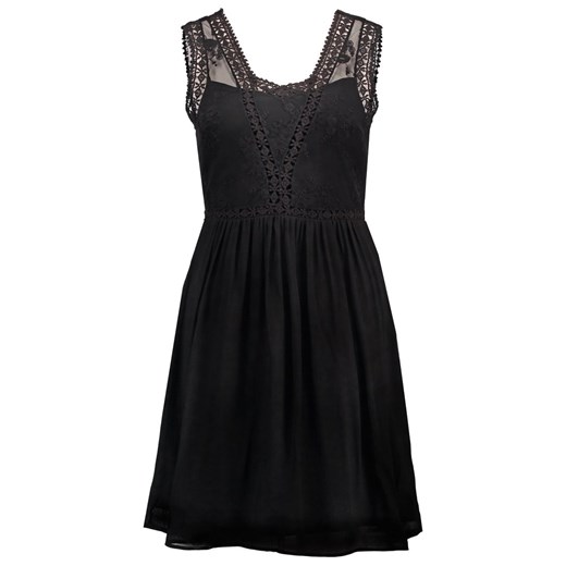 Vero Moda VMDURA Sukienka letnia black zalando czarny abstrakcyjne wzory