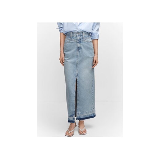 Mango Spódnica jeansowa Rafaella 47087140 Niebieski Regular Fit Mango XXS MODIVO wyprzedaż