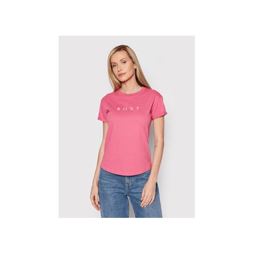 Roxy T-Shirt Epic Afternoon ERJZT05385 Różowy Regular Fit XS MODIVO