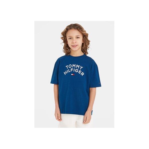 Tommy Hilfiger T-Shirt KB0KB08548 M Niebieski Regular Fit ze sklepu MODIVO w kategorii T-shirty chłopięce - zdjęcie 168574547