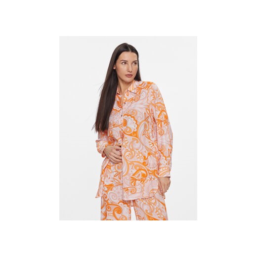 Melissa Odabash Koszula Paige Cr Pomarańczowy Relaxed Fit ze sklepu MODIVO w kategorii Koszule damskie - zdjęcie 168575395