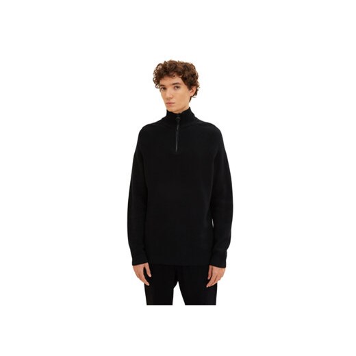 Tom Tailor Denim Sweter 1033779 Czarny Regular Fit ze sklepu MODIVO w kategorii Swetry męskie - zdjęcie 168576266