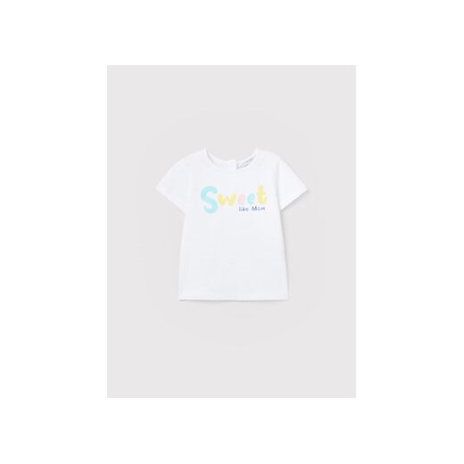 OVS T-Shirt 1499800 Biały Regular Fit ze sklepu MODIVO w kategorii Koszulki niemowlęce - zdjęcie 168576416