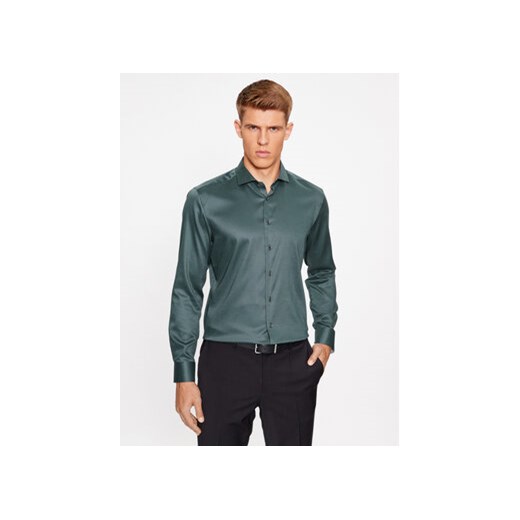 Eterna Koszula 4102/F142 Zielony Slim Fit ze sklepu MODIVO w kategorii Koszule męskie - zdjęcie 168576897