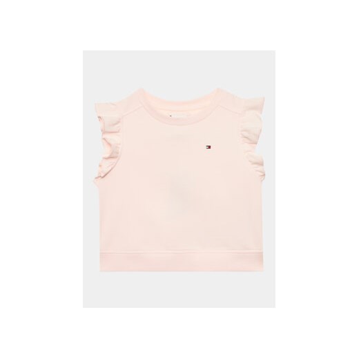 Tommy Hilfiger Bluzka KG0KG07198 M Różowy Regular Fit ze sklepu MODIVO w kategorii Bluzki dziewczęce - zdjęcie 168577087