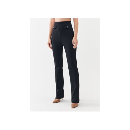 Boss Spodnie materiałowe Tubeka 50500030 Czarny Slim Fit ze sklepu MODIVO w kategorii Spodnie damskie - zdjęcie 168577158