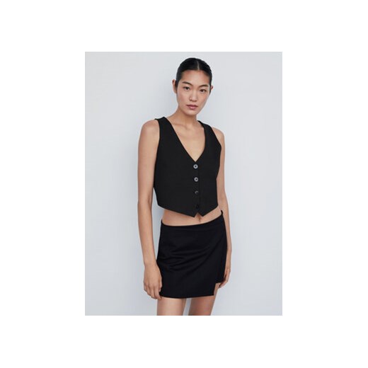 Mango Kamizelka Diplo 57983808 Czarny Regular Fit Mango M okazja MODIVO