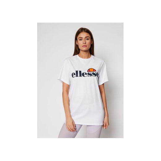 Ellesse T-Shirt Albany SGS03237 Biały Regular Fit ze sklepu MODIVO w kategorii Bluzki damskie - zdjęcie 168577209