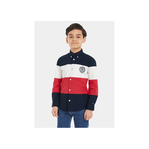 Tommy Hilfiger Koszula KB0KB08525 Kolorowy Regular Fit ze sklepu MODIVO w kategorii Koszule chłopięce - zdjęcie 168577416