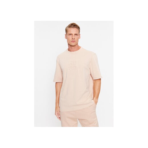 Hugo T-Shirt Dleek 50496637 Beżowy Relaxed Fit ze sklepu MODIVO w kategorii T-shirty męskie - zdjęcie 168577426