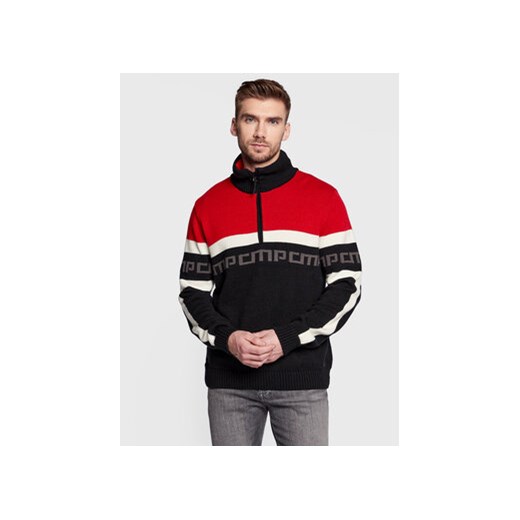 CMP Sweter 7H77263 Czarny Regular Fit ze sklepu MODIVO w kategorii Swetry męskie - zdjęcie 168577437