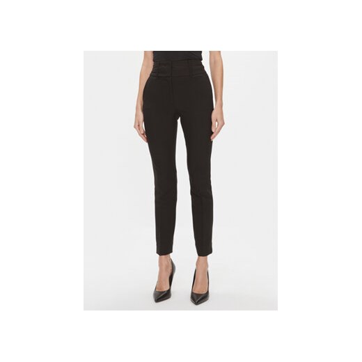 Marciano Guess Spodnie materiałowe Shelly 3BGB28 7046A Czarny Regular Fit ze sklepu MODIVO w kategorii Spodnie damskie - zdjęcie 168578177