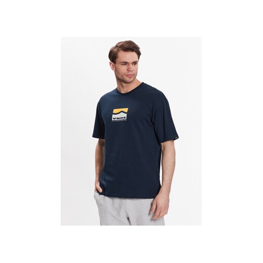 Vans T-Shirt Center Sidestripe VN0006CN Granatowy Classic Fit ze sklepu MODIVO w kategorii T-shirty męskie - zdjęcie 168578276
