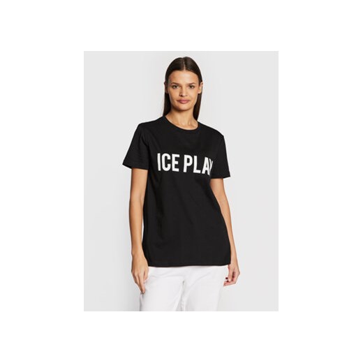 Ice Play T-Shirt 22I U2M0 F021 P400 9000 Czarny Relaxed Fit ze sklepu MODIVO w kategorii Bluzki damskie - zdjęcie 168579025