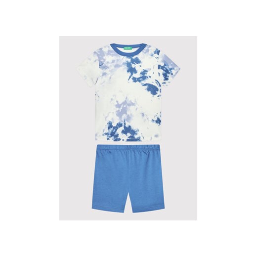 United Colors Of Benetton Piżama 3PCR0P00L Niebieski Regular Fit ze sklepu MODIVO w kategorii Piżamy dziecięce - zdjęcie 168579059