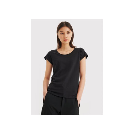 InWear T-Shirt Rena 30100782 Czarny Tight Fit ze sklepu MODIVO w kategorii Bluzki damskie - zdjęcie 168579176
