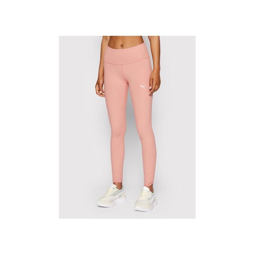 Puma Legginsy Studio Foundation 521611 Różowy Slim Fit ze sklepu MODIVO w kategorii Spodnie damskie - zdjęcie 168579435