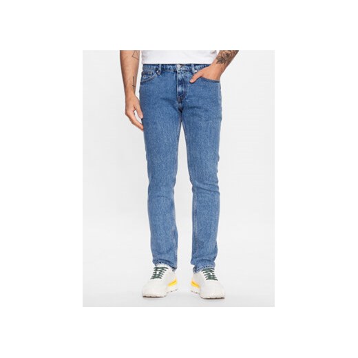 Tommy Jeans Jeansy Scanton DM0DM17370 Granatowy Slim Fit ze sklepu MODIVO w kategorii Jeansy męskie - zdjęcie 168579878