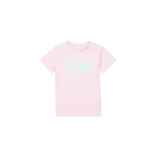 Lee T-Shirt Wobbly Graphic LEG5029 Różowy Regular Fit ze sklepu MODIVO w kategorii Bluzki dziewczęce - zdjęcie 168580225