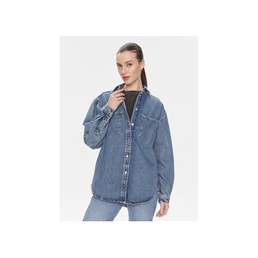 Samsøe Samsøe Koszula jeansowa Eleanor F23400135 Niebieski Relaxed Fit ze sklepu MODIVO w kategorii Koszule damskie - zdjęcie 168580457