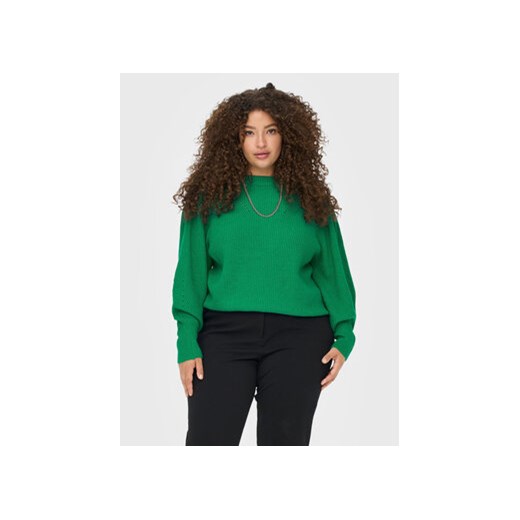 ONLY Carmakoma Sweter Fia 15263804 Zielony Regular Fit ze sklepu MODIVO w kategorii Swetry damskie - zdjęcie 168580557