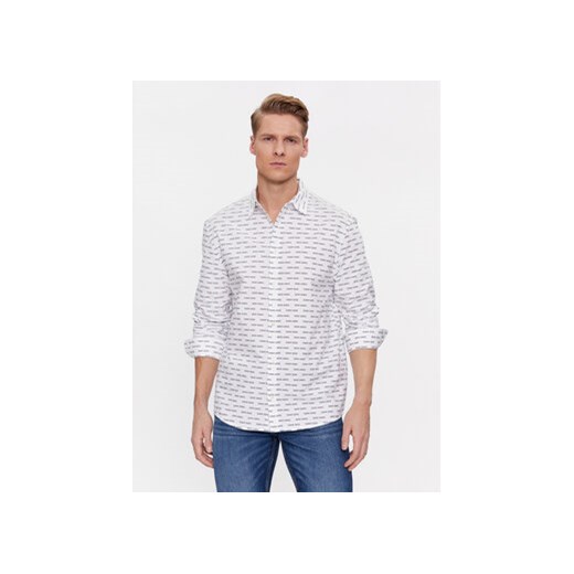 Tommy Jeans Koszula Critter DM0DM18337 Biały Regular Fit ze sklepu MODIVO w kategorii Koszule męskie - zdjęcie 168580675
