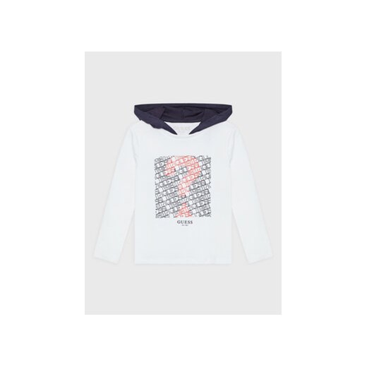 Guess Bluzka L2BI15 RA260 Biały Regular Fit ze sklepu MODIVO w kategorii T-shirty chłopięce - zdjęcie 168580919