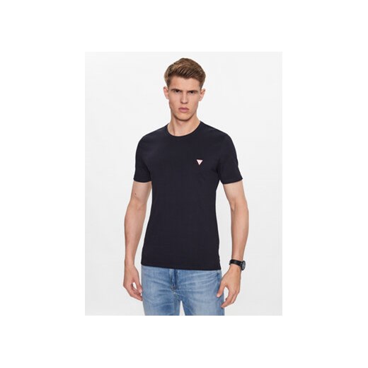 Guess T-Shirt M2YI36 I3Z14 Granatowy Slim Fit ze sklepu MODIVO w kategorii T-shirty męskie - zdjęcie 168581456