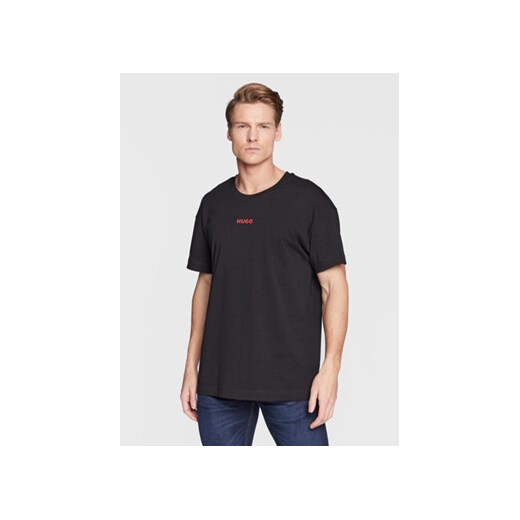 Hugo T-Shirt Linked 50480246 Czarny Regular Fit ze sklepu MODIVO w kategorii T-shirty męskie - zdjęcie 168581888