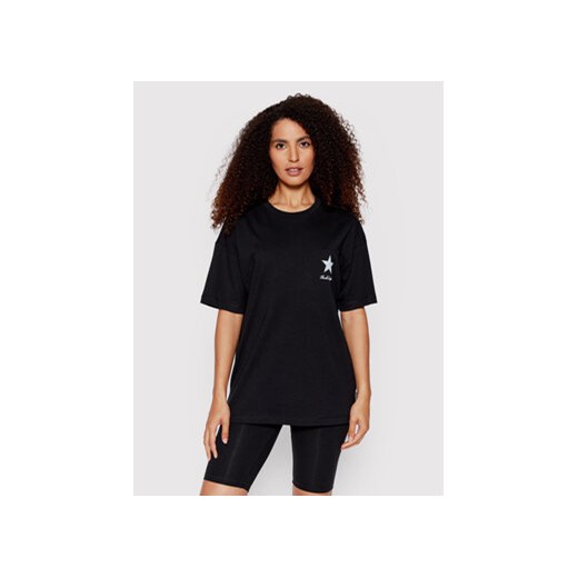 Converse T-Shirt 10023207-A03 Czarny Loose Fit ze sklepu MODIVO w kategorii Bluzki damskie - zdjęcie 168582086