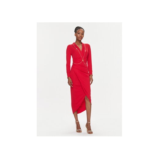 Rinascimento Sukienka koktajlowa CFC0019322002 Czerwony Regular Fit ze sklepu MODIVO w kategorii Sukienki - zdjęcie 168582339