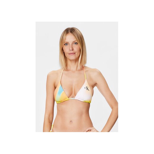 Calvin Klein Swimwear Góra od bikini KW0KW02079 Kolorowy ze sklepu MODIVO w kategorii Stroje kąpielowe - zdjęcie 168582505