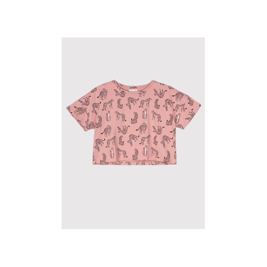 Coccodrillo T-Shirt WC2143206CHO Różowy Loose Fit ze sklepu MODIVO w kategorii Bluzki dziewczęce - zdjęcie 168582877