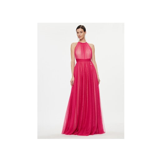 Fracomina Sukienka wieczorowa FQ23WD3003W52901 Różowy Slim Fit ze sklepu MODIVO w kategorii Sukienki - zdjęcie 168583077