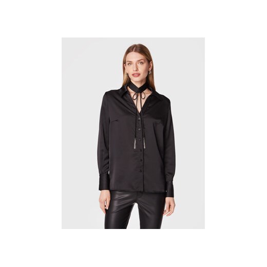 Guess Koszula Floriane W2BH37 WEX62 Czarny Regular Fit ze sklepu MODIVO w kategorii Koszule damskie - zdjęcie 168583156