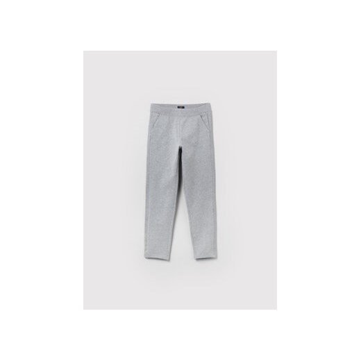OVS Spodnie dresowe 1369181 Szary Slim Fit ze sklepu MODIVO w kategorii Spodnie chłopięce - zdjęcie 168583186