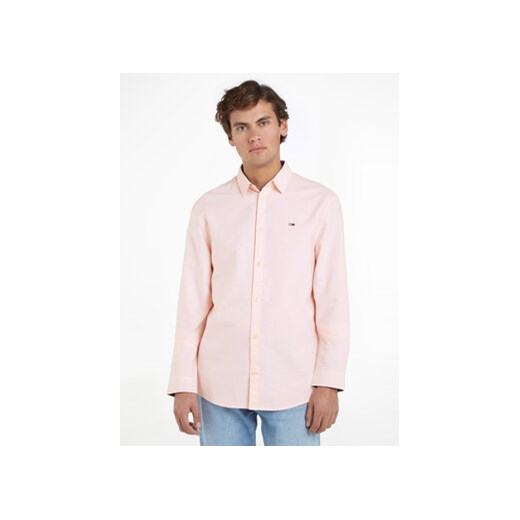 Tommy Jeans Koszula DM0DM15408 Różowy Classic Fit ze sklepu MODIVO w kategorii Koszule męskie - zdjęcie 168583425