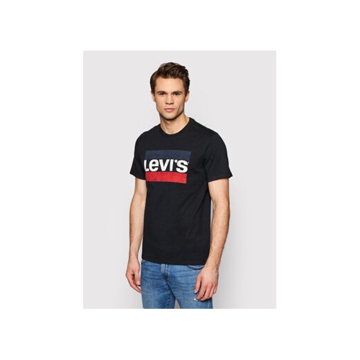 Levi's® T-Shirt Sportswear Graphic Tee 39636-0050 Czarny Regular Fit ze sklepu MODIVO w kategorii T-shirty męskie - zdjęcie 168583738