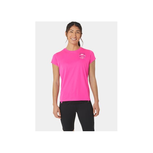Asics Koszulka techniczna Fujitrail Logo Ss 2012C395 Różowy Ahletic Fit ze sklepu MODIVO w kategorii Bluzki damskie - zdjęcie 168584388