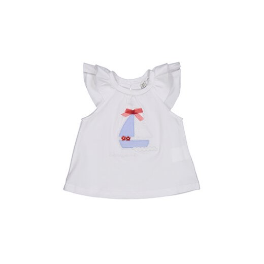 Birba Trybeyond T-Shirt 999 64023 00 Biały Regular Fit ze sklepu MODIVO w kategorii Bluzki dziewczęce - zdjęcie 168584395