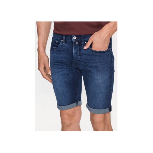 Pierre Cardin Szorty jeansowe 30330/000/8075 Niebieski Regular Fit ze sklepu MODIVO w kategorii Spodenki męskie - zdjęcie 168584398