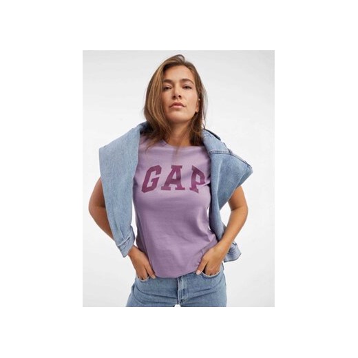 Gap T-Shirt 268820-90 Fioletowy Regular Fit Gap M okazja MODIVO