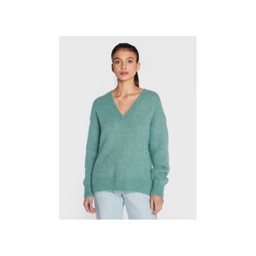 American Vintage Sweter Pinobery PINO18IH22 Zielony Regular Fit ze sklepu MODIVO w kategorii Swetry damskie - zdjęcie 168585176
