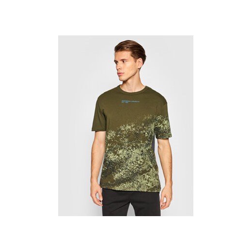 Jack&Jones T-Shirt Nines 12192919 Zielony Relaxed Fit S MODIVO